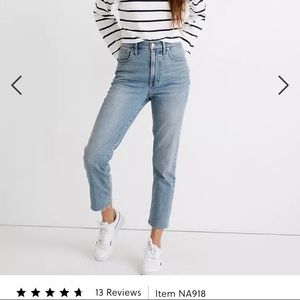 Madewell Perfect Vintage Jean in Ellicott Wash